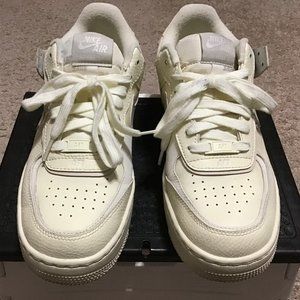 Nike Air Force 1 Shadow coconut milk/desert sand/sail womens 8.5